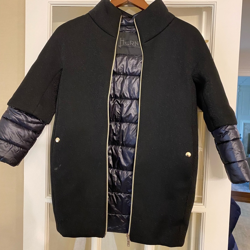 Herno Kids Padded Sleeve Coat size 10